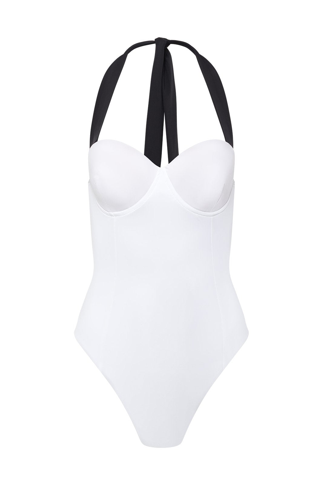 Annette Swimsuit in White by Maison De Mode - Cassea Swim